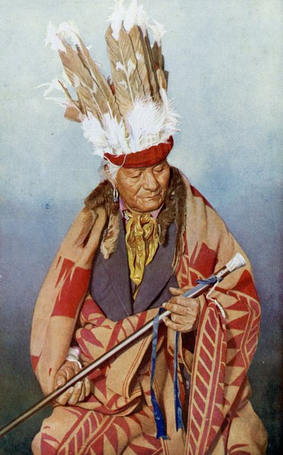 Indian Chief of the Pueblo tribe by Unknown